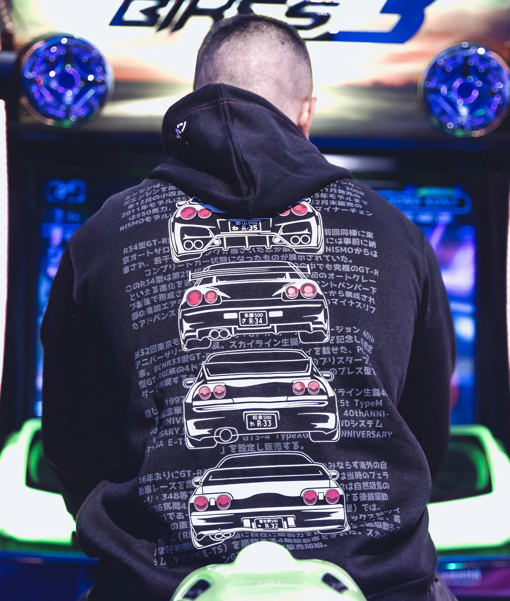 Nissan Skyline GTR Womens Pullover - Image 2